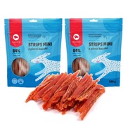 MACED Treat Strips mini kačička pre psov, prírodná pochúťka, 2x500g