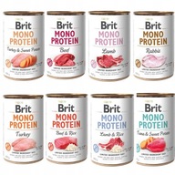 BRIT Mono Protein mix príchutí 24x400g pre psov