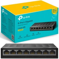 Energeticky úsporný prepínač TP-Link LS1008G 8x1GB