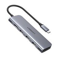 UGREEN Adaptér Hub 5v1 USB-C na USB3.0 HDMI TF/SD