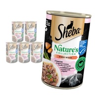 SHEBA NATURE'S COLLECTION 6x400g MOKRÉ KRMIVO PRE MAČKY LOSOS V Omáčke