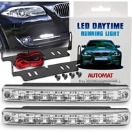 DENNÉ SVETLÁ AUTOMATICKÉ DRL LED VÝKONNÉ DENNÉ SVETLÁ 8 LED 160MM