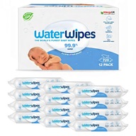 Detské obrúsky WaterWipes, vlhčené, na vodnej báze, 12 balení. x 60 (720 ks)