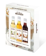 Kávový sirup Monin - sada 3x50ml