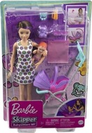 Bábika Barbie Barbie Babysitter Kočík Skipper + detská súprava GXT34