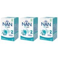 NESTLE NAN OPTIPRO 2 Pokračovacie mlieko po 6 mesiacoch 650gx3