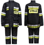 Súprava kostýmov Poľský FIREMAN Hasičský karneval 120/130 cm lopta