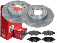 BREMBO PREDNÉ DISKY, DESTIČKY, PEUGEOT 206 247MM