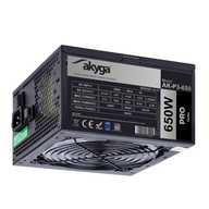 Zdroj Akyga ATX 650W RGB P8 PPFC FAN 12cm