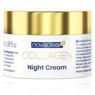 Novaclear Collagen Spevňujúci vyhladzujúci nočný krém so zlatom 50ml