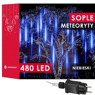 ICILS 480LED METEORS 50cm VONKAJŠIE LAMPY IP44 PADAJÚCI SNEH 6m GARLAND