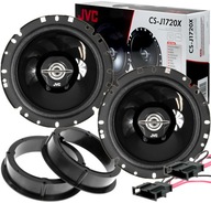 REPRODUKTORY DO AUTO JVC CSJ-1720X 165MM PRE VW GOLF 4 / ADAPTÉRY