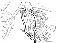 Nárazové tyče motora Honda CM 125 82-86