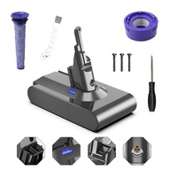 Univerzálna batériová nabíjateľná batéria pre zostavu filtrov Dyson V8 SV10 6000mAh