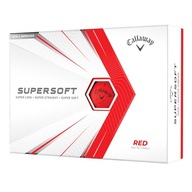 Golfové loptičky CALLAWAY SUPERSOFT 2023 (matná červená, 12 ks.)