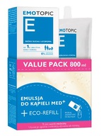 EMOTOPIC sada EMULZIA do vane 400ml + doplnkové balenie 400ml