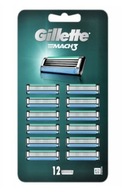 Gillette Mach3 náplne do žiletiek - 12 ks.