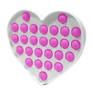 PUSH ANTISTRESS BUBBLE POP IT Heart Bubbles