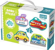 CREFL BABY 36072 HRUBÉ PUZZLE PREPRAVNÉ VOZIDLÁ