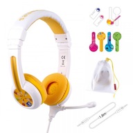 Slúchadlá BUDDYPHONES School+ pre deti 3+ s mikrofónom 85 dB ŽLTÉ