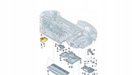 KRYT PODVOZKU ĽAVÝ AUDI A4 B9 A5 8W0825201 ASO