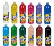 12 x ASTRA POSTER PAINT vo fľašiach 500 ML sada 12 farieb