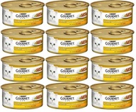 Purina Gourmet Gold mokré krmivo pre mačky kura a pečeň v omáčke 12x85g