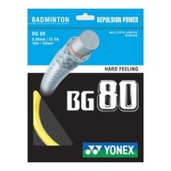 Bedmintonový výplet YONEX BG 80 0,68 mm žltý