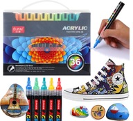 AKRYLOVÉ ZNAČOVAČE JUPAI PROMARKERS 36 ks