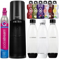 SODASTREAM TERRA VODA SATURÁTOR 3 SADA FĽAŠI + NÁPOJOVÉ VRECKÁ