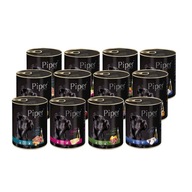 Piper Animals Mix príchutí mokré krmivo pre psov č. 3 sada 12 x 800 g