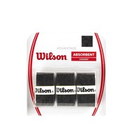 WILSON ADVANTAGE Overgrip wraps Black 3 ks