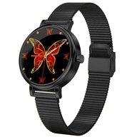 Dámske inteligentné hodinky Rubicon RNBE64 čiernej farby