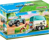 PLAYMOBIL 70511 AUTO S PRÍVESOM PONY