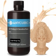 Anycubic Basic Light Beige Skin UV živica 1kg 1l pre 3D tlačiareň