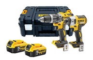 18V DeWalt DCK266P2T skrutkovač + skrutkovač (DCD796 + DCF887)