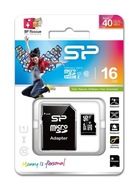 Pamäťová karta MicroSDHC Silicon Power 16GB triedy 1