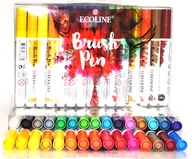 Talens Ecoline Brush Pen Markers 30col NOVINKA