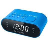 RÁDIO HODINY RÁDIO FM PLL ALARM MUSE M-10 BL BLUE