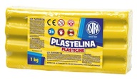 ASTRA plastelína 1kg žltá