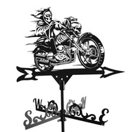 Motocykel Gazechimp Roof Weathervane Grim Reaper