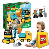 LEGO Duplo 10931 Darček pre nákladné auto a pásové rýpadlo