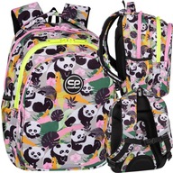 Trojkomorový batoh 19 L Coolpack Jerry PANDA GANG