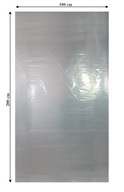 Pevné plastové vrecká 100x200 cm vyrobené z LDPE, priehľadné, hrúbka 50µ, 50 kusov