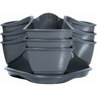 Stojan na kvety CASCADE POTS s odkvapkávačom SET