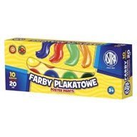 Farby na školský plagát Astra 20ml - 10 farieb