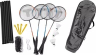 Bedmintonový set: 4x raketa, 3x loptička, 1x sieť 9v1