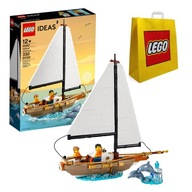 LEGO 40487 Nápady - Dobrodružstvo na plachetnici + LEGO papierová taška