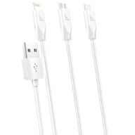 Kábel HOCO 3IN1 Lightning/USB Type-C/Micro USB