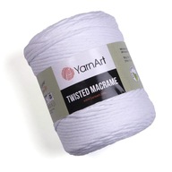 Šnúra YarnArt Twisted Macrame 4mm 751 biela